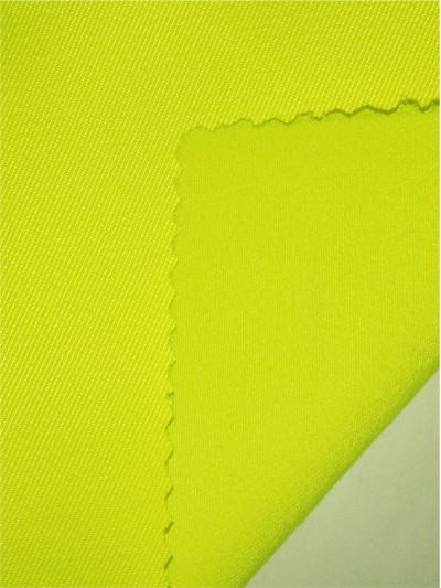 XX CGWI   200D*10T/C  250gsm 滌棉交織布  螢光 側面照